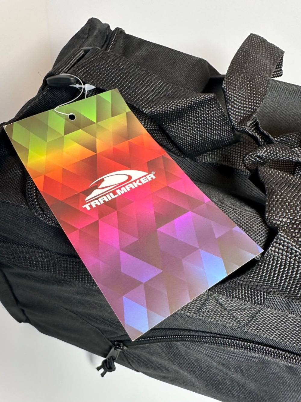 Trailmaker 22ā Duffle Bag NEW | All Black Gym Travel Bag | Lightweight Weekender - Picture 8 of 9